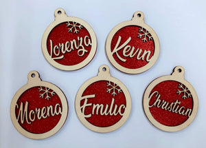 PALLINA DI NATALE PERSONALIZZATA